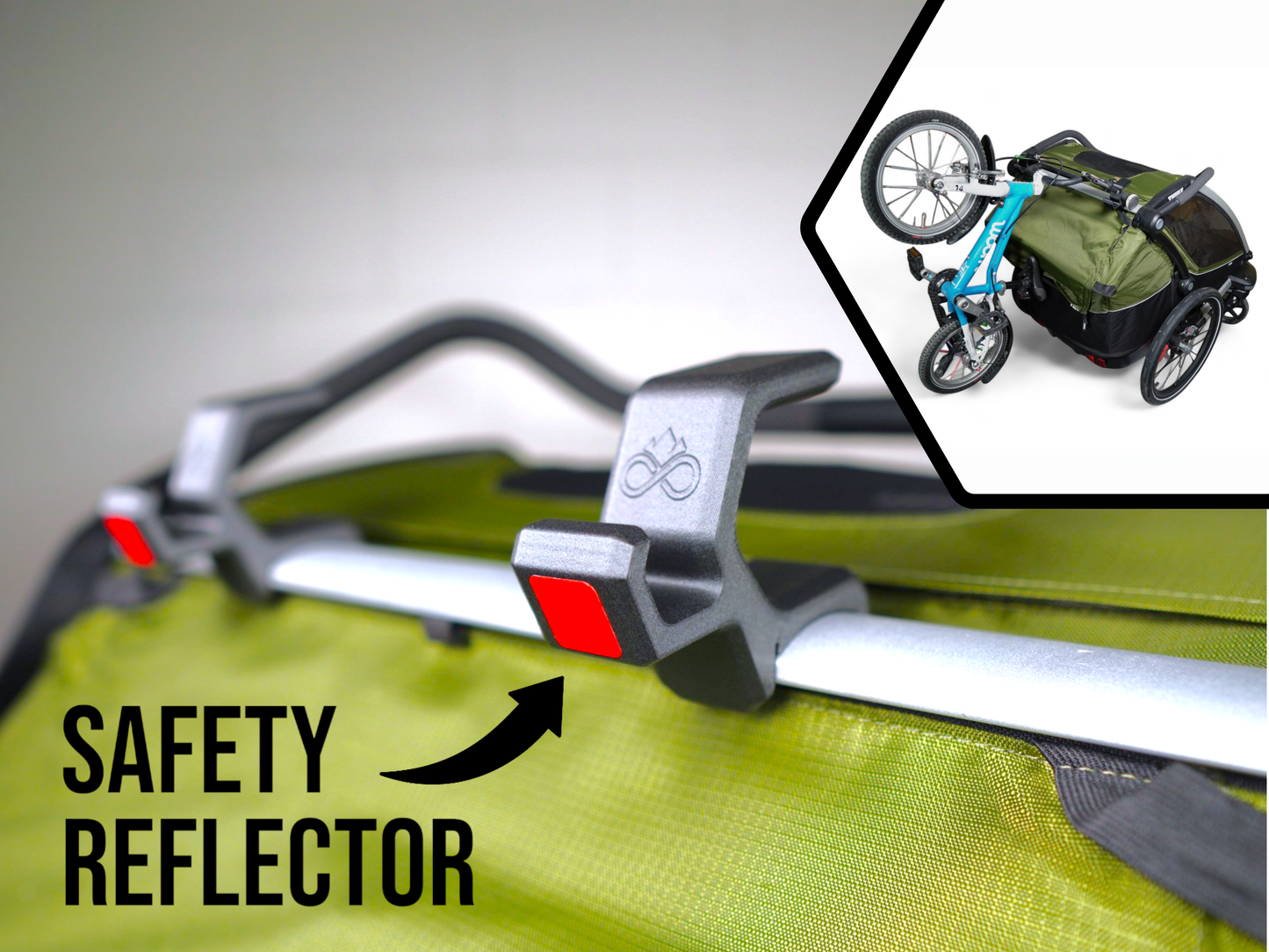 Thule Chariot Bike Hooks with Reflector