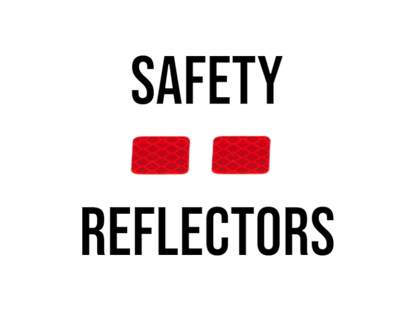 Safety Reflector Upgrade for Hooks and Racks