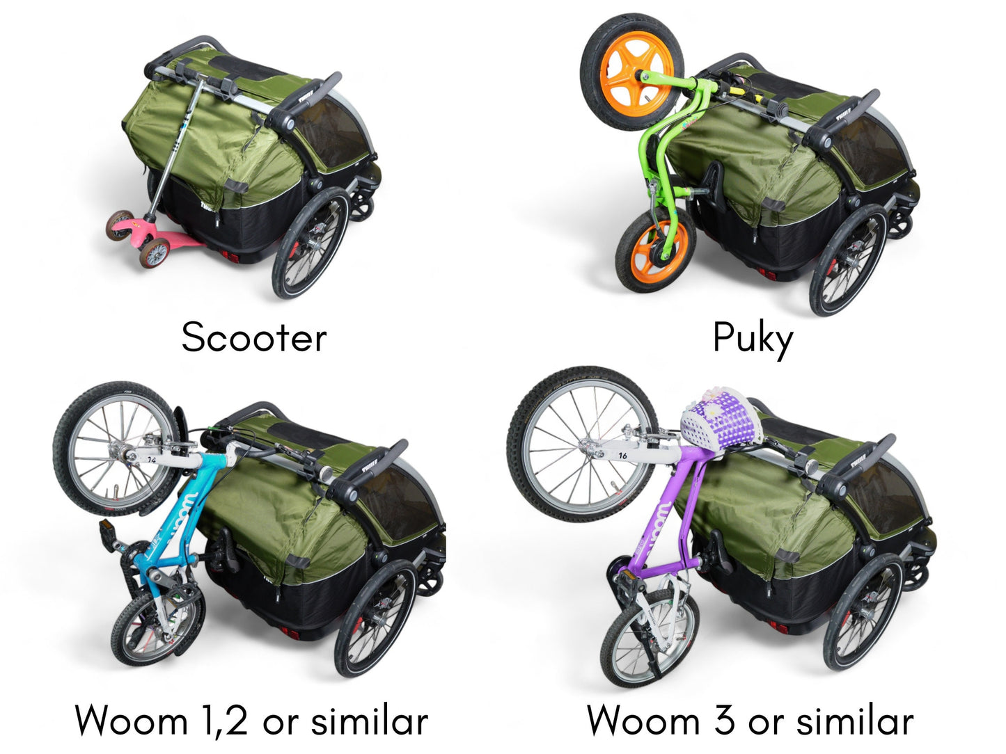Thule Chariot Bike Rack with Nylon Straps and Reflector