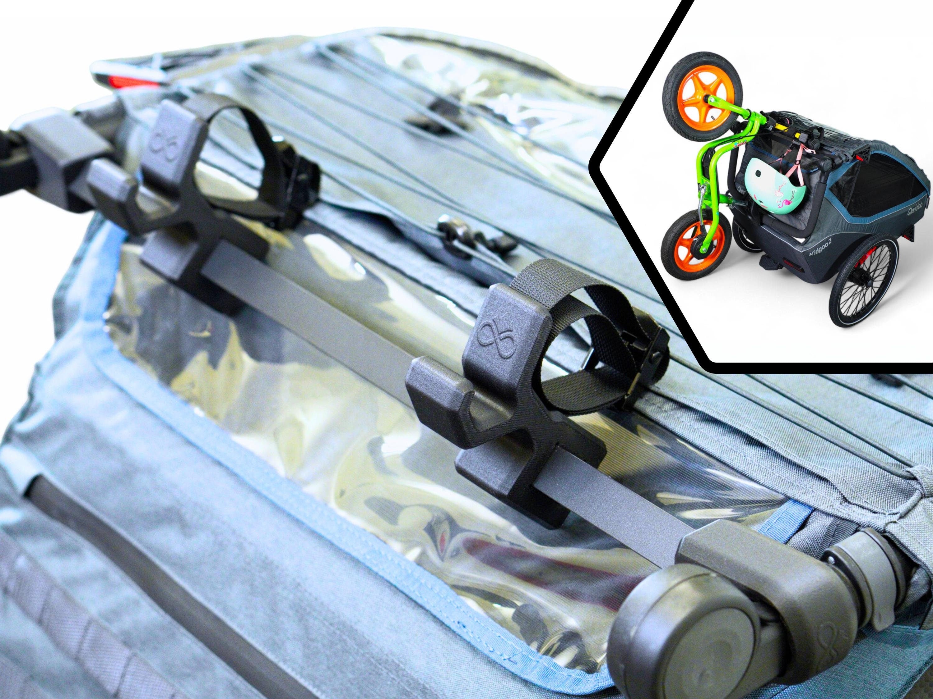hängematte für qeridoo kidgoo 2 Qeridoo Kidgoo 2 Fahrradträger mit Nylongurte – MountLoop
