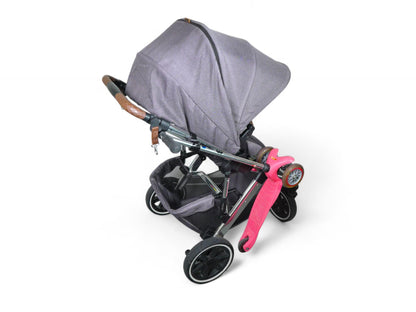 MountLoop - Bike Holder for ABC Design Stroller | Children's Bicycle, Balance Bike and Scooter Holder | Carbon Fiber Reinforced