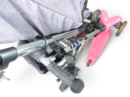 MountLoop - Bike Holder for ABC Design Stroller | Children's Bicycle, Balance Bike and Scooter Holder | Carbon Fiber Reinforced